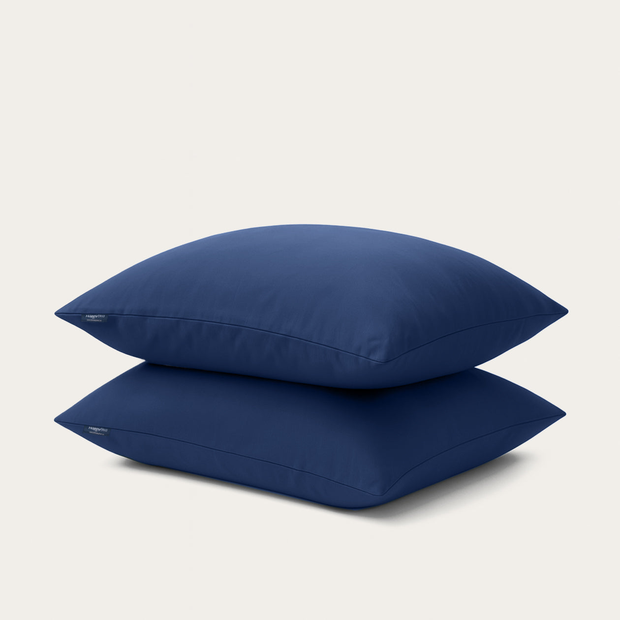HappyBed Kussensloop | Navy | Set van 2 - SKU: 8721001721054
