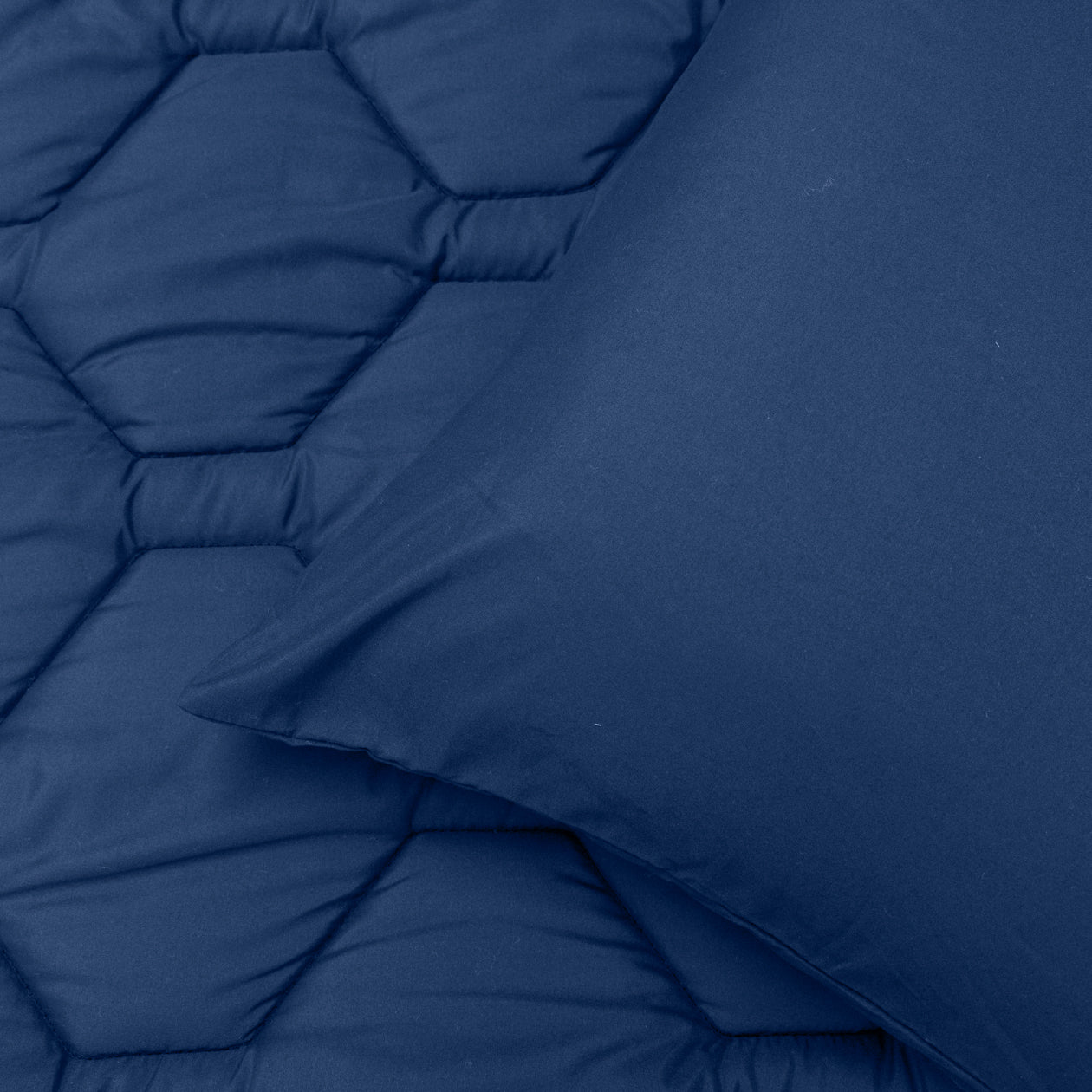 Funda de almohada HappyBed | Azul marino | Set de 2