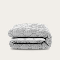 HappyBed dekbed teddy plush grijs zacht comfort voor hele jaar