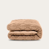 HappyBed Dekbed Teddy Plush Taupe zacht en warm voor het hele jaar