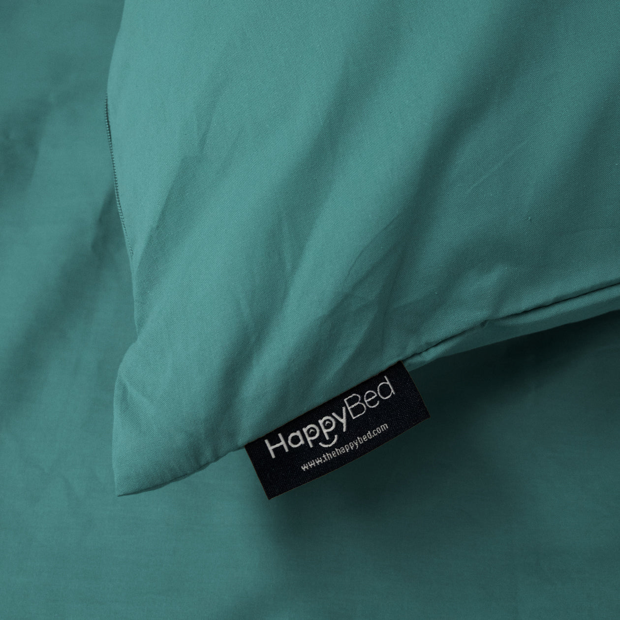 HappyBed Premium Pillowcase | Deep Jungle | Set of 2 | Percale Cotton