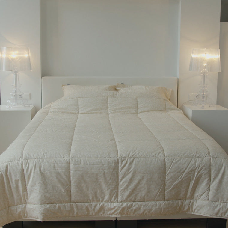 HappyBed Premium Dekbed | Sand Drift | Voor het hele jaar | 100% Percal katoen