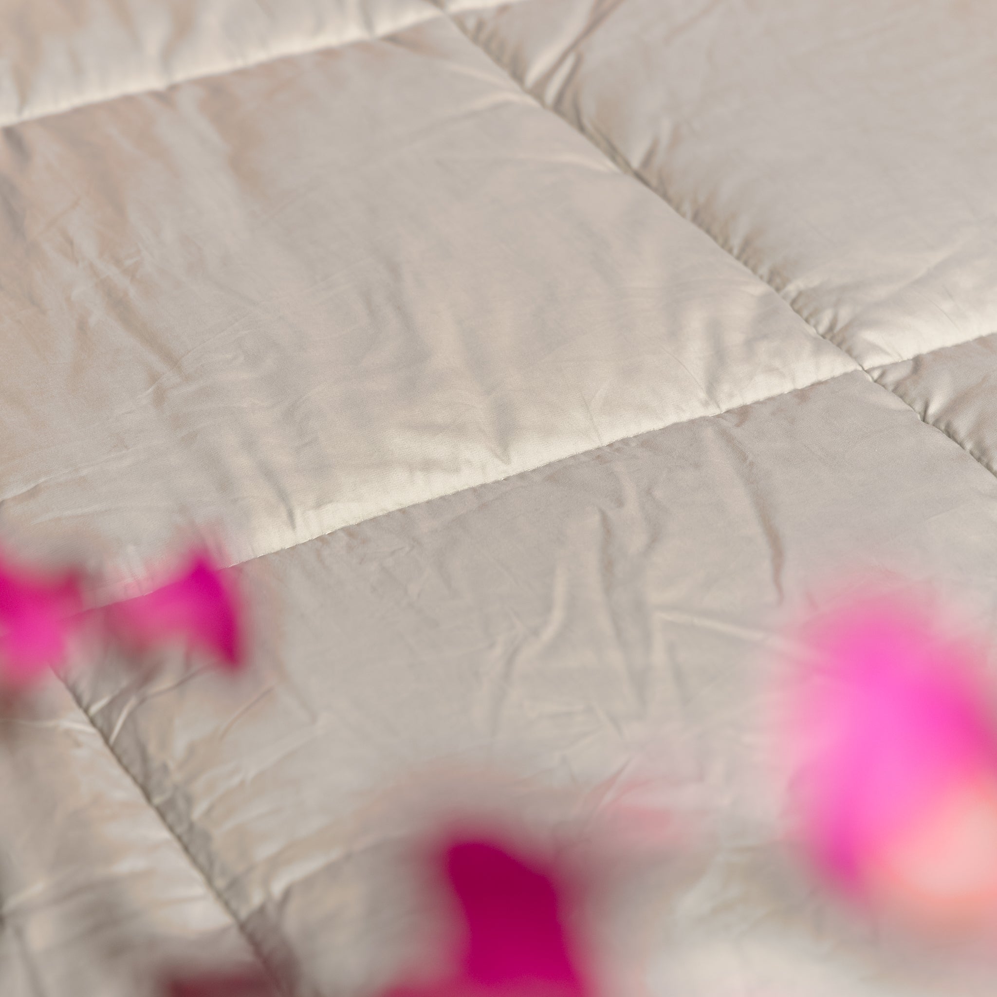 HappyBed Premium Duvet | Grey | For all seasons | 100% Percale cotton