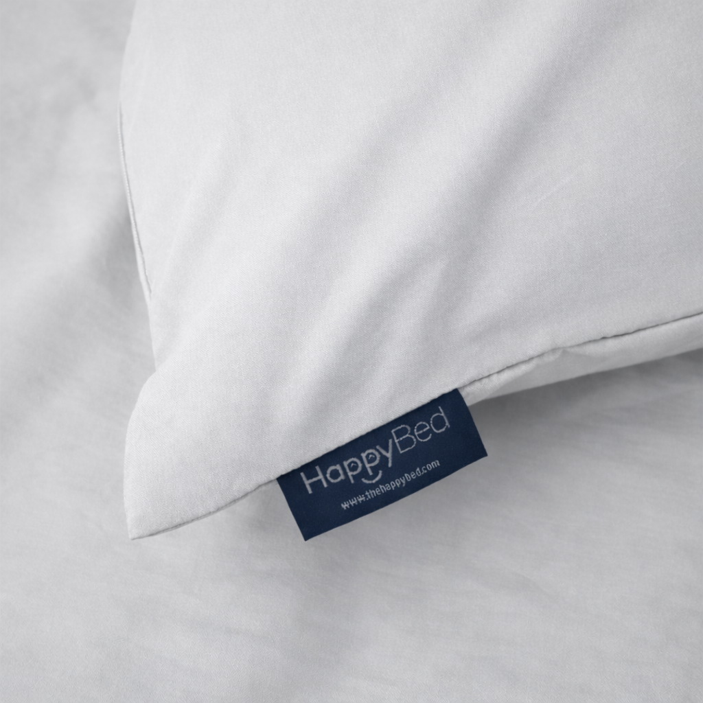 HappyBed Premium Percal Kussensloop | Grey | Set van 2