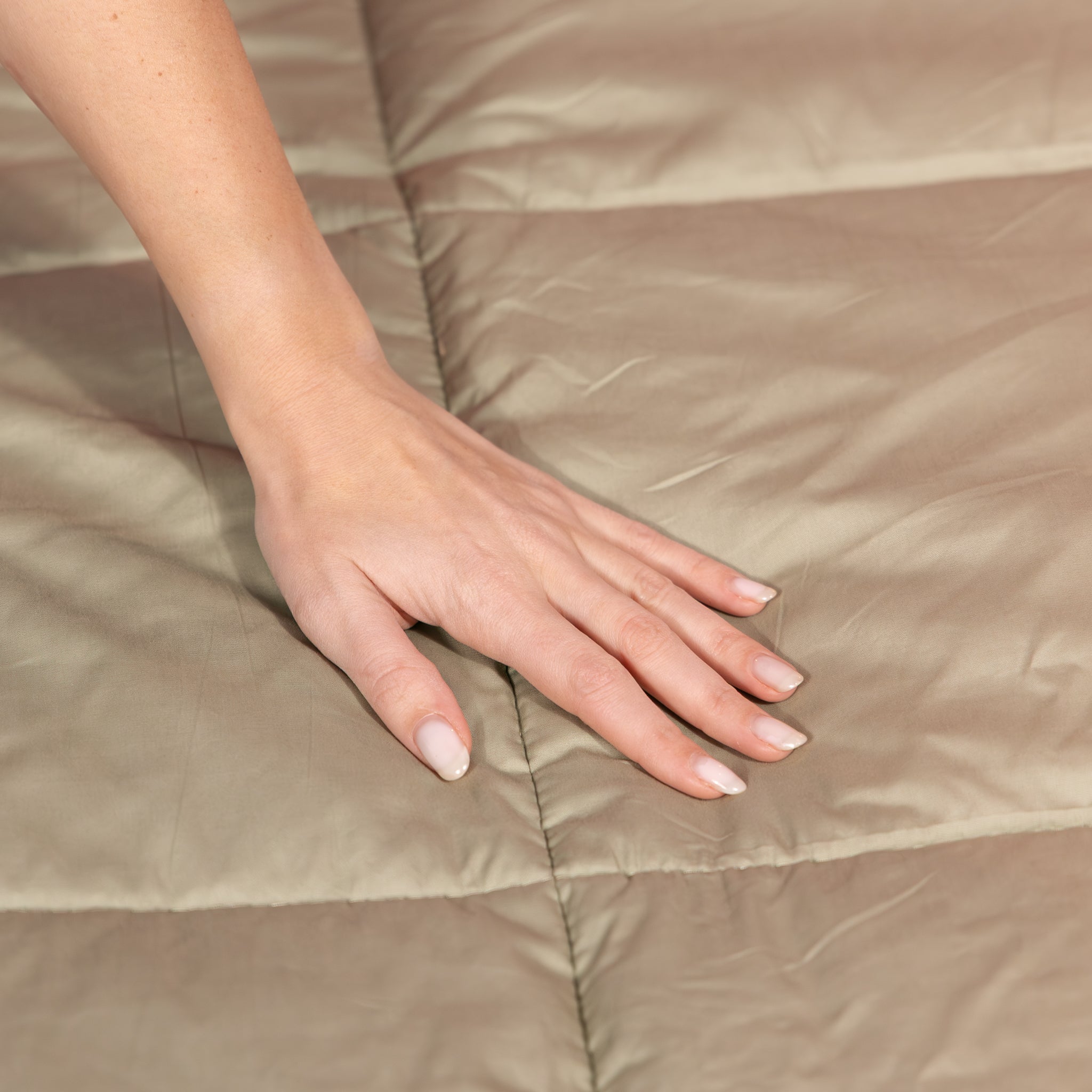 HappyBed Premium Duvet | Sage Green | For Year-Round Use | 100% Percale Cotton