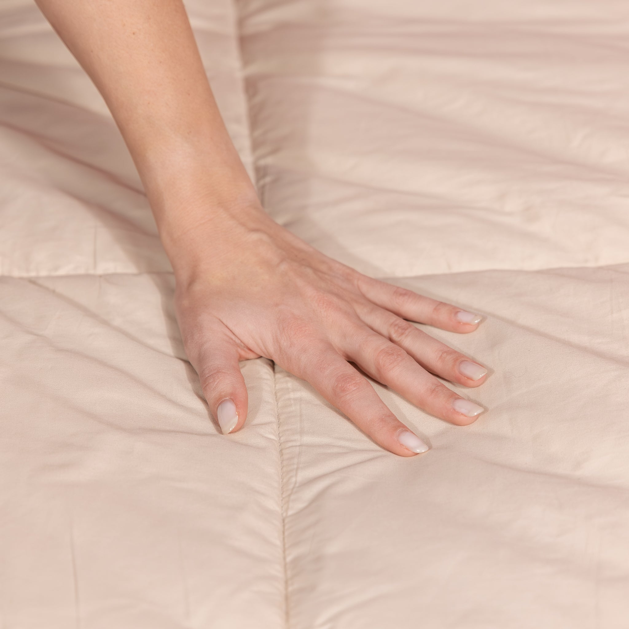 HappyBed Premium Duvet | Taupe | For all seasons | 100% Percale cotton