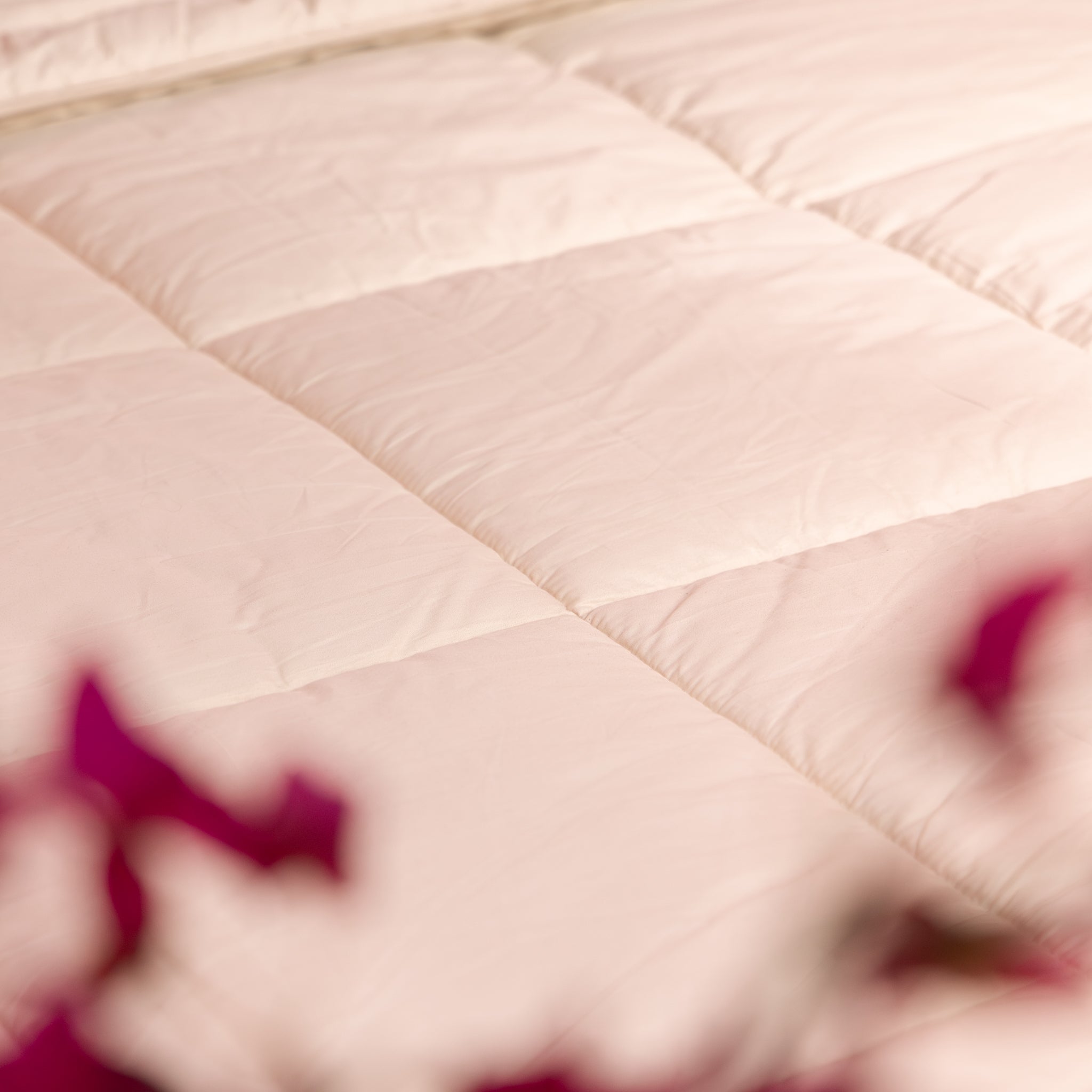 HappyBed Premium Duvet | Taupe | For all seasons | 100% Percale cotton