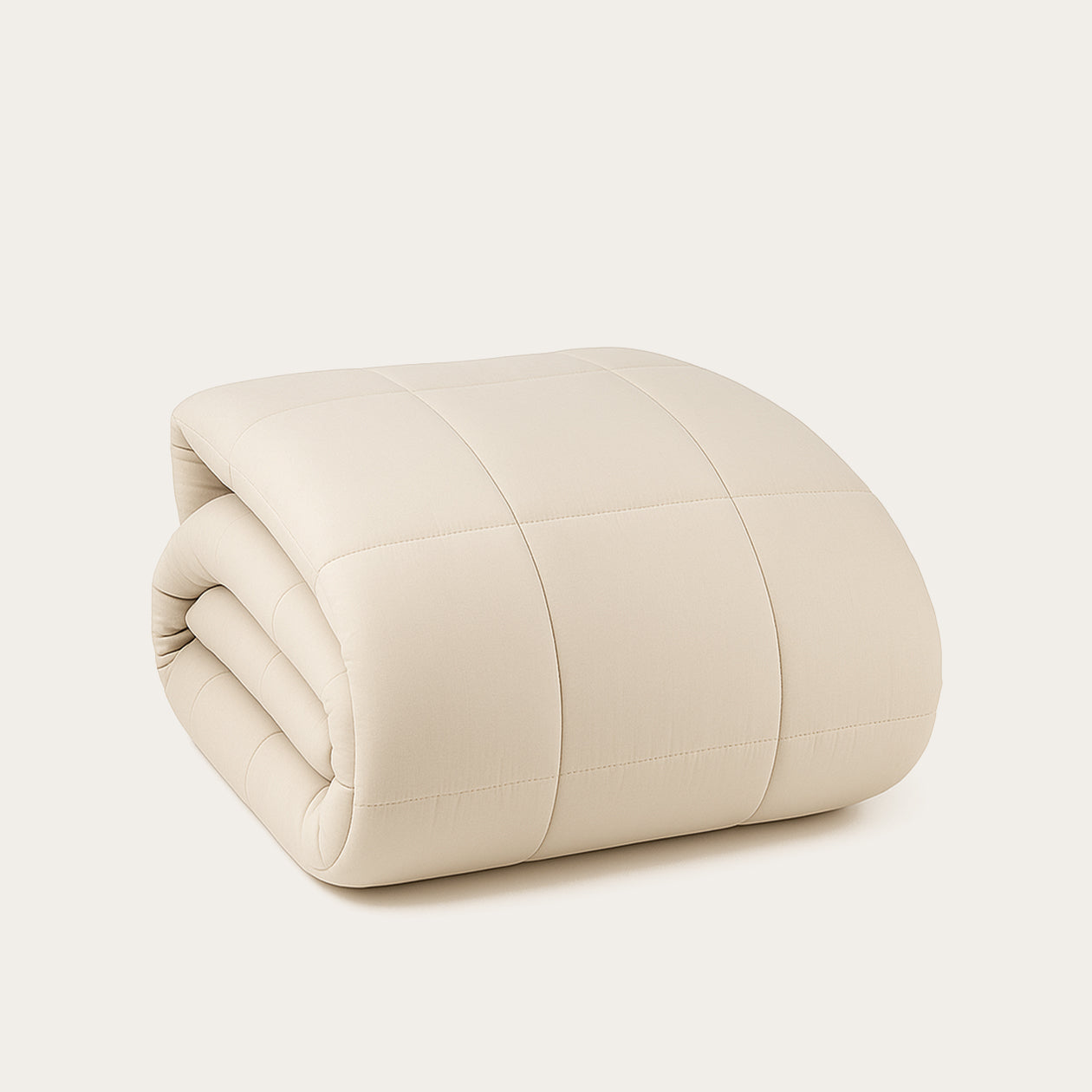 HappyBed Premium Bettdecke | Taupe | Für das ganze Jahr | 100% Perkal Baumwolle - SKU: 8719023690427