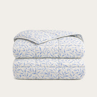 HappyBed Premium Duvet | Twilight Leaves | For all seasons | 100% Percale cotton