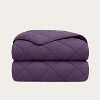 HappyBed Premium Percal dekbed Wineberry voor alle seizoenen, zacht en hypoallergeen