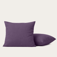 HappyBed Premium Percal katoenen kussenslopen set van 2 in Wineberry kleur met hotelsluiting voor luxe comfort