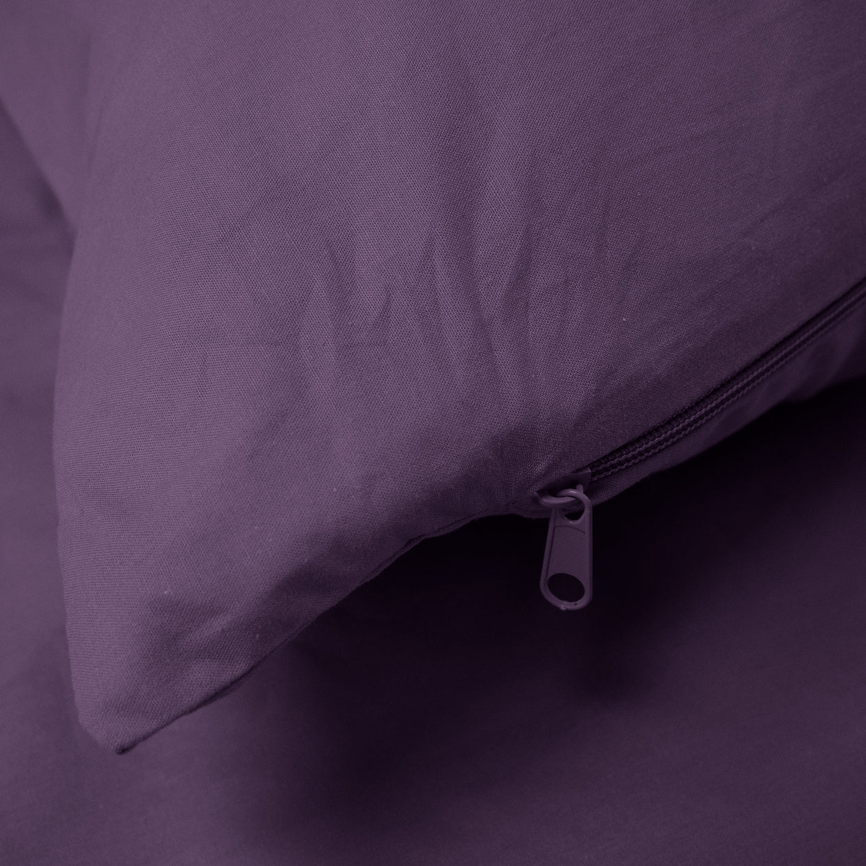 HappyBed Hochwertiger Perkal-Kissenbezug | Weinbeere | 2er-Set