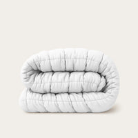 HappyBed Bettdecke | Puffy Antique White | Für das ganze Jahr