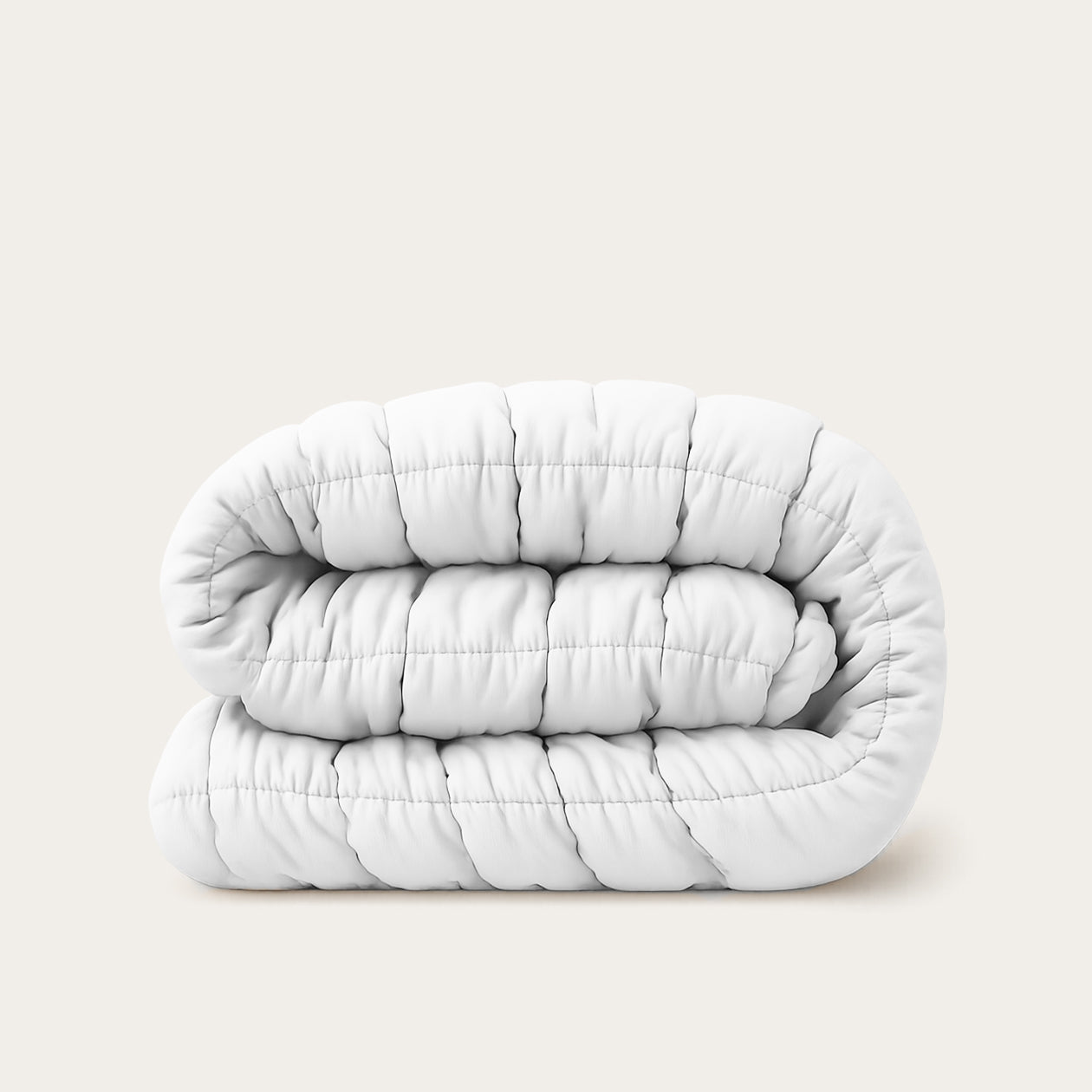Puffy dekbed in Antique White, lichtgewicht en hypoallergeen voor comfortabel slapen het hele jaar door