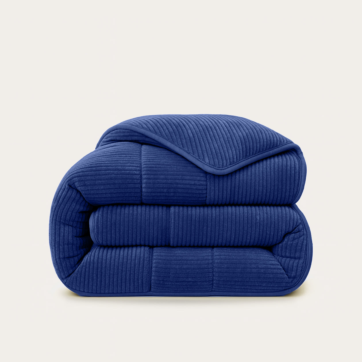 HappyBed Dekbed | Rib Pageant Blue | Voor het hele jaar - SKU: 8717752093939