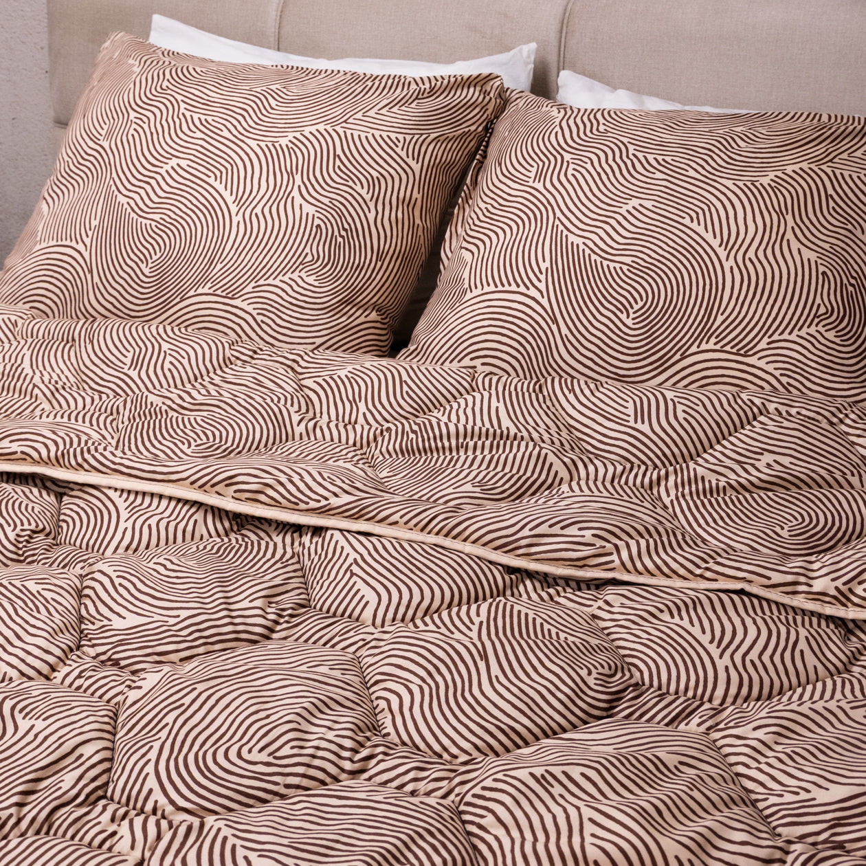 HappyBed taie d'oreiller | Sea of Lines | Lot de 2