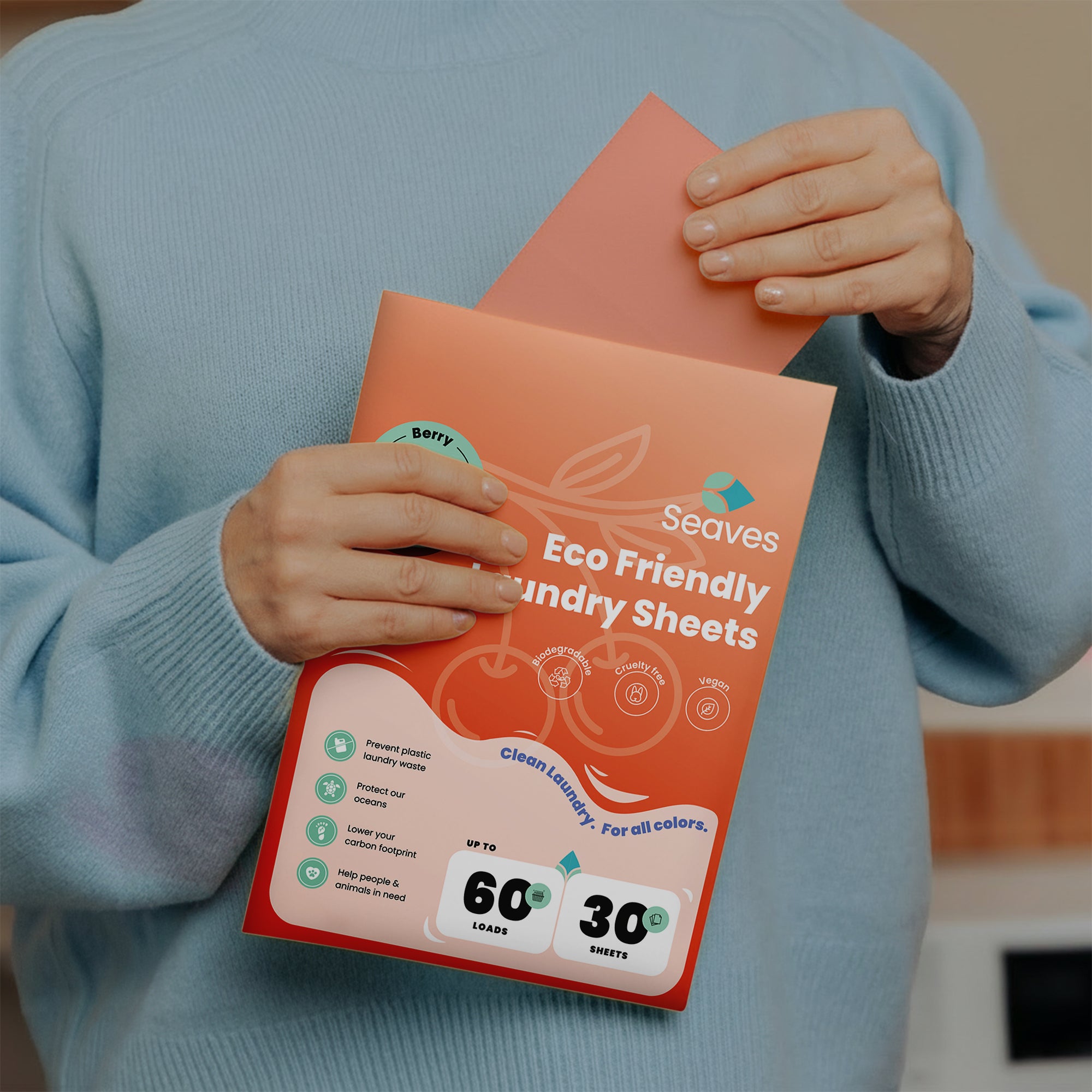 Seaves Wasstrips | Blue chimes