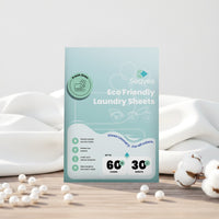 Seaves Wasstrips Fresh Linen eco-vriendelijke wasstrips voor duurzaam en makkelijk wassen zonder plastic verpakking