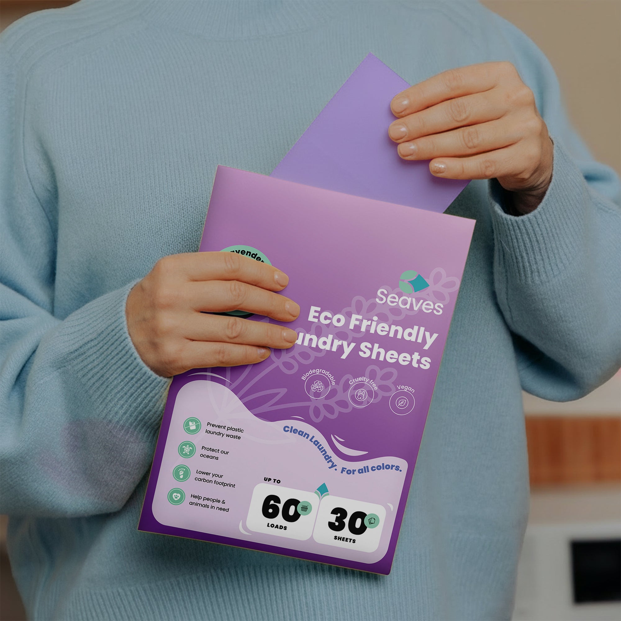 Seaves Wasstrips | Blue chimes