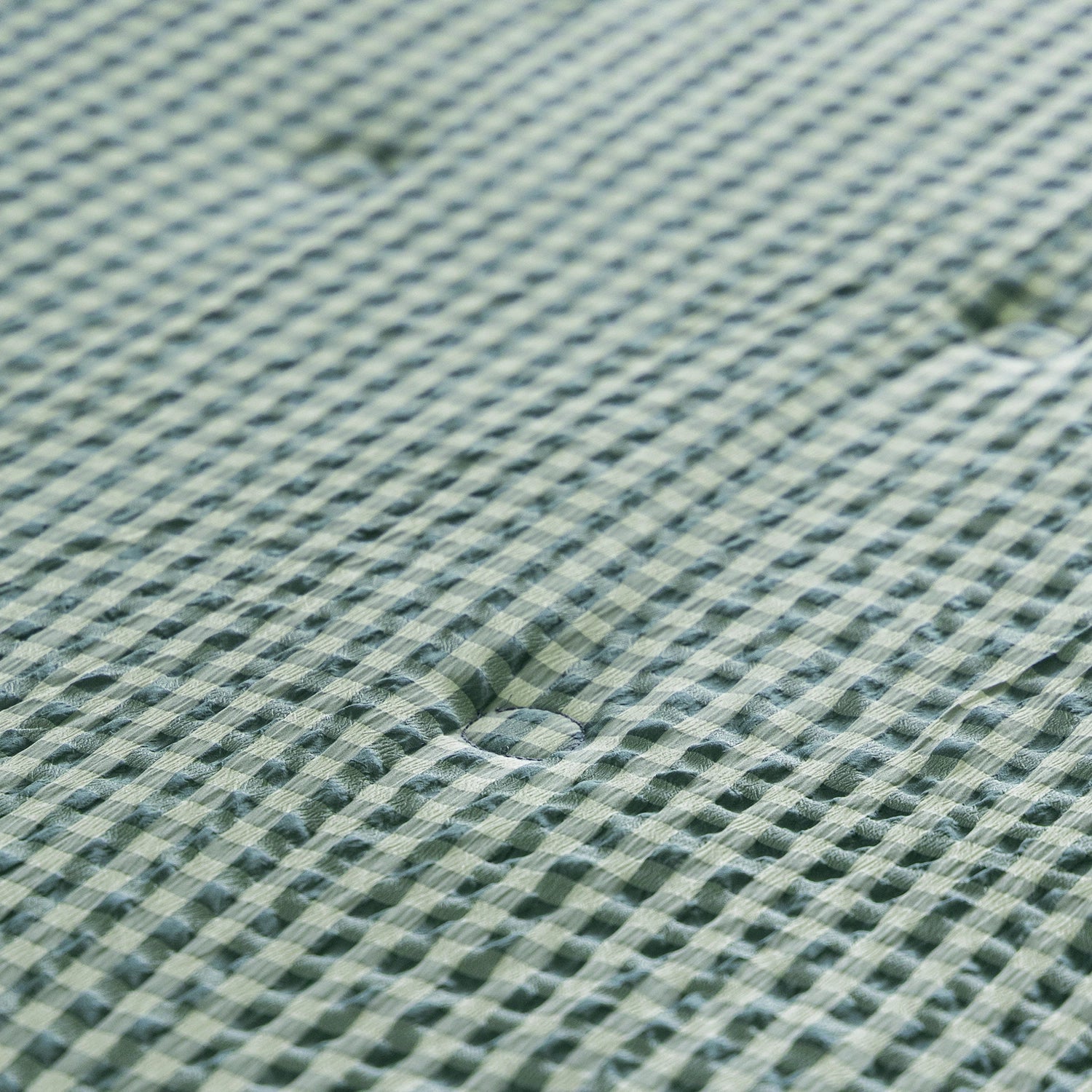 Wasbaar All Season Dekbed | Seersucker | Green Moss