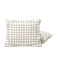 HappyBed kussenslopen set van 2 in seersucker greige stijl