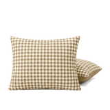 HappyBed Kussenslopen set van 2 in seersucker mocha stijl
