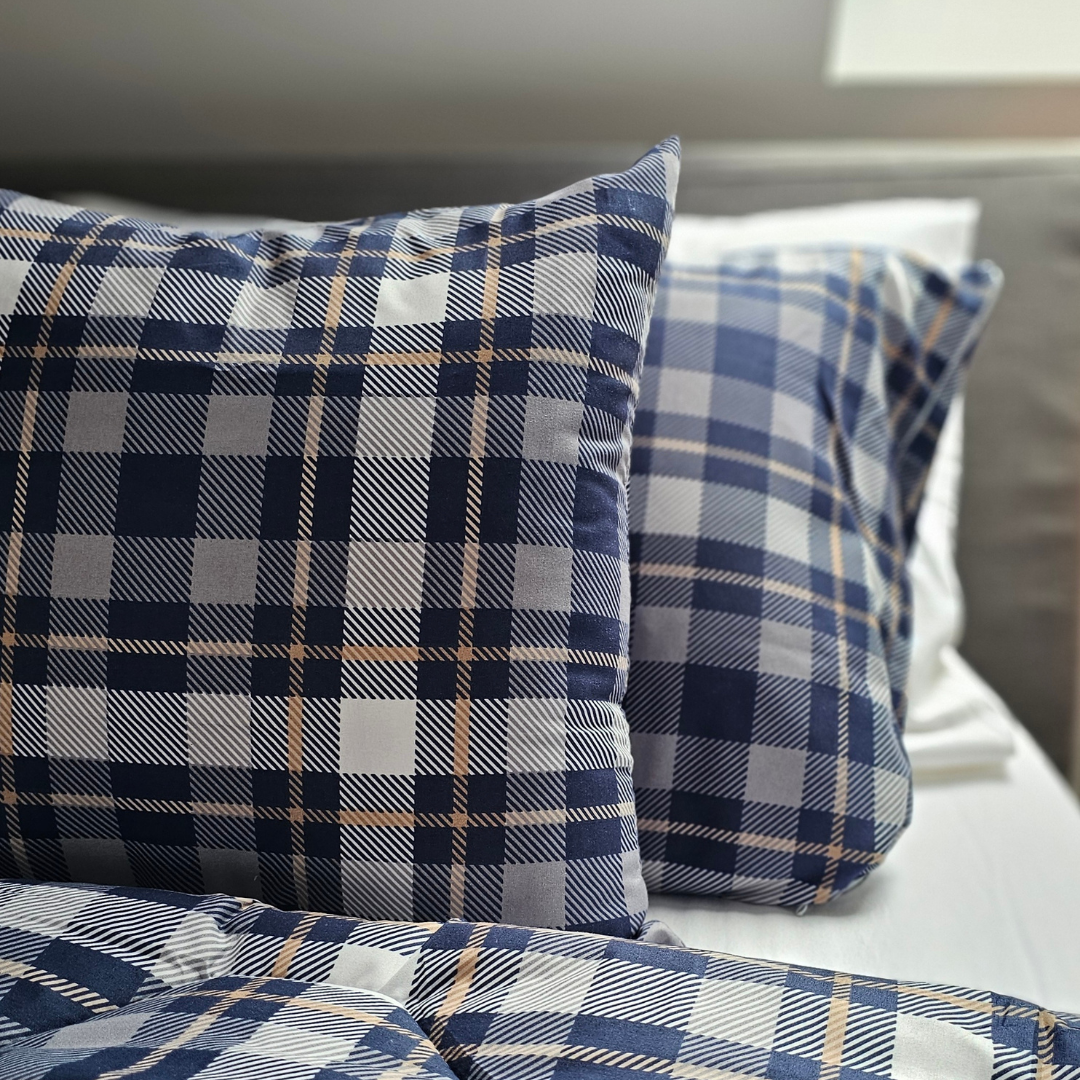HappyBed Decorative Pillowcase | Tartan | Set of 2