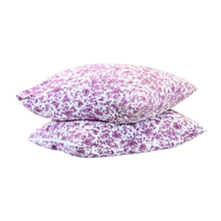 Spring Blossom kussensloop set van 2, 60x70cm, 100% microvezel, luxe comfort.