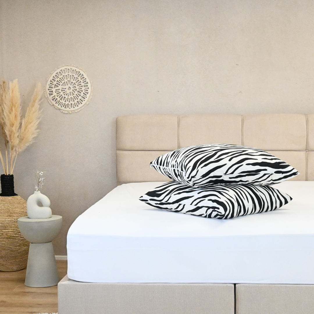 HappyBed Pillowcase | Zebra | Set of 2
