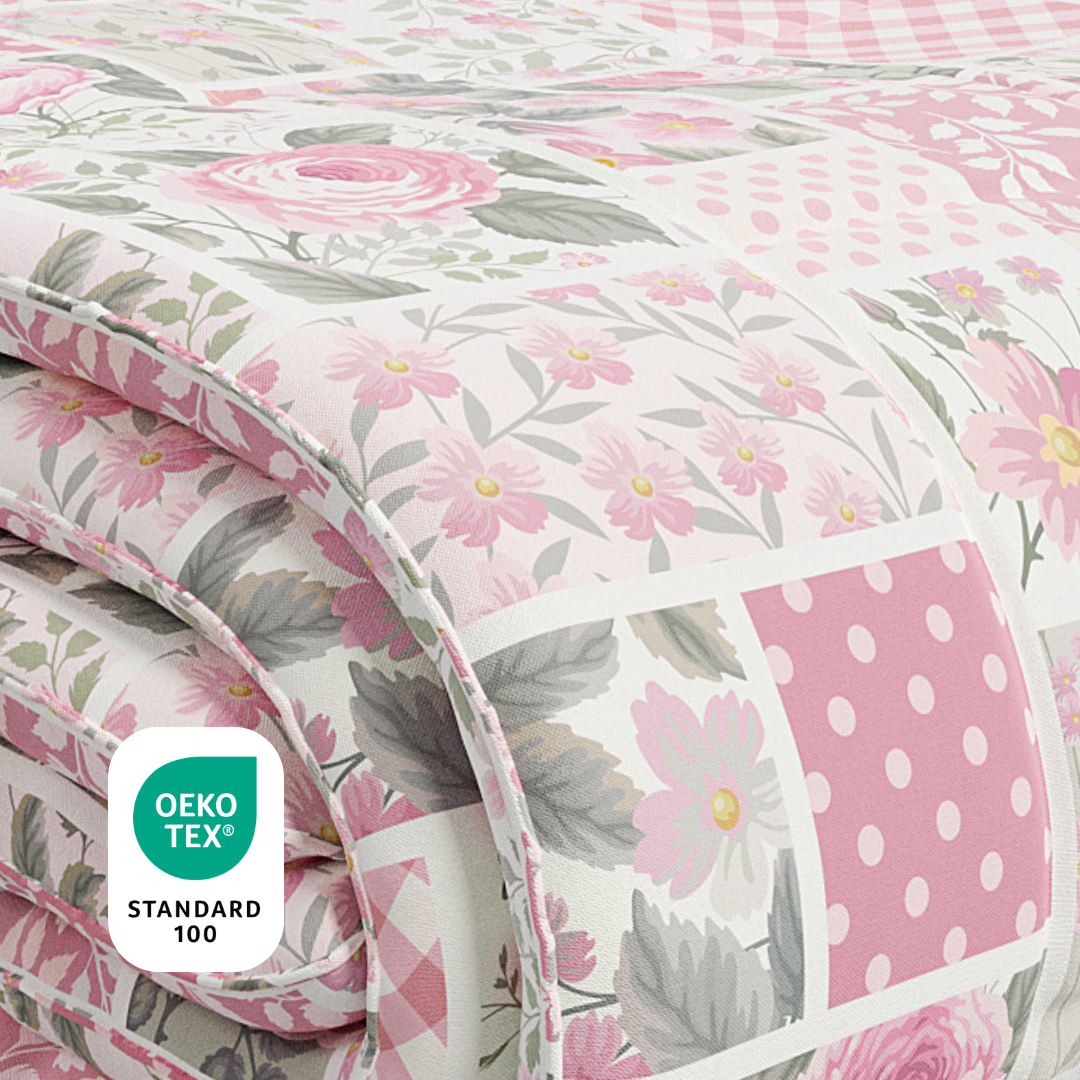 HappyBed Pinkpatch V2 - All season Coverless duvet