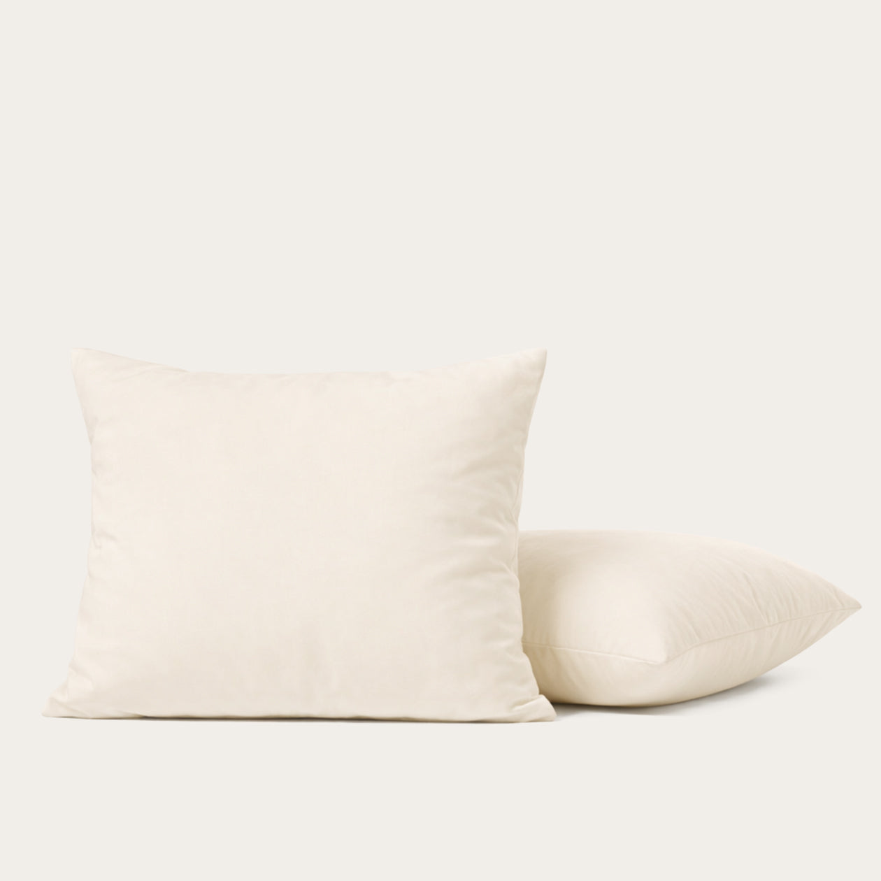 HappyBed Premium Percal katoenen kussenslopen set van 2 in taupe met hotelsluiting voor luxe comfort