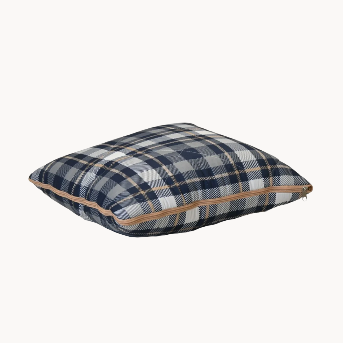 HappyBed 2 en 1 almohada/edredón en Grey Tartan - SKU: 8721001727636