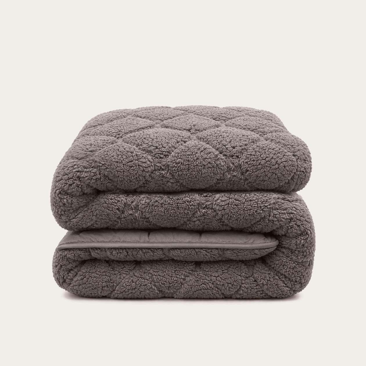 HappyBed Dekbed | Teddy Anthracite | Voor het hele jaar - SKU: 8717752128068