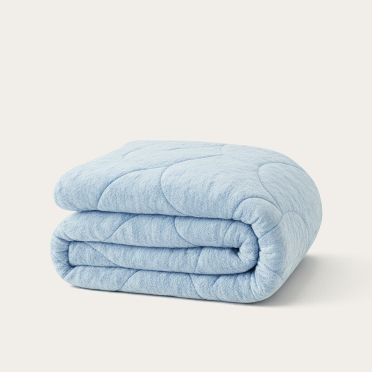 HappyBed Teddy Blue dekbed voor het hele jaar met zachte, fluffy tijk en optimaal comfort