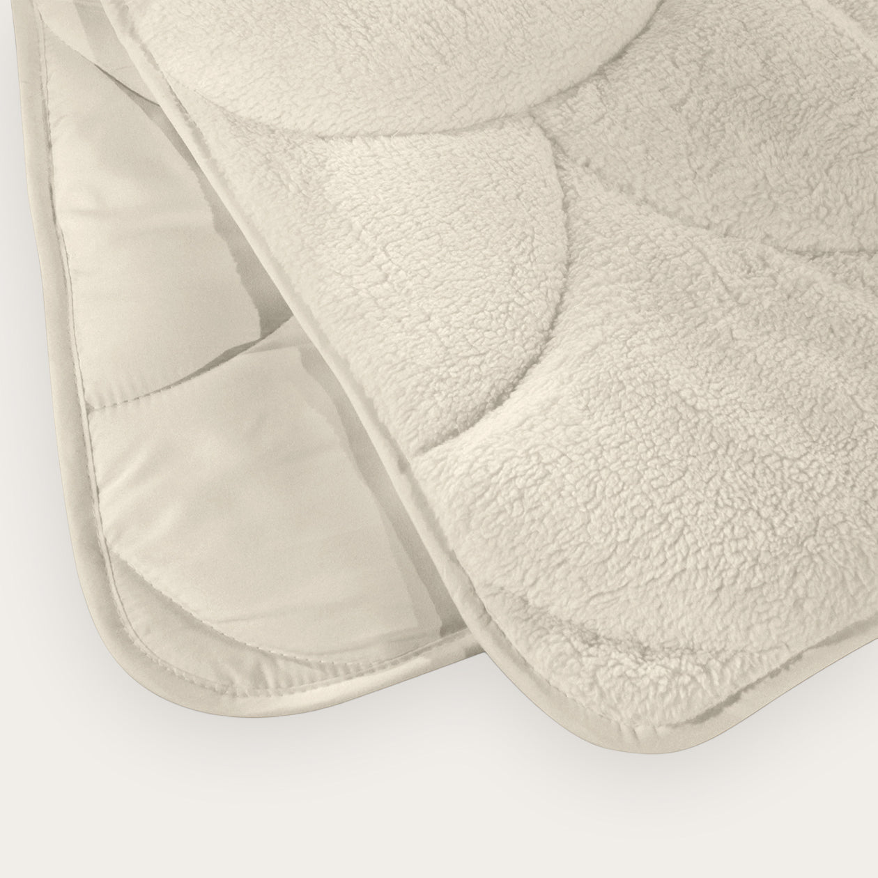 HappyBed Duvet | Teddy Cream White | For the whole year