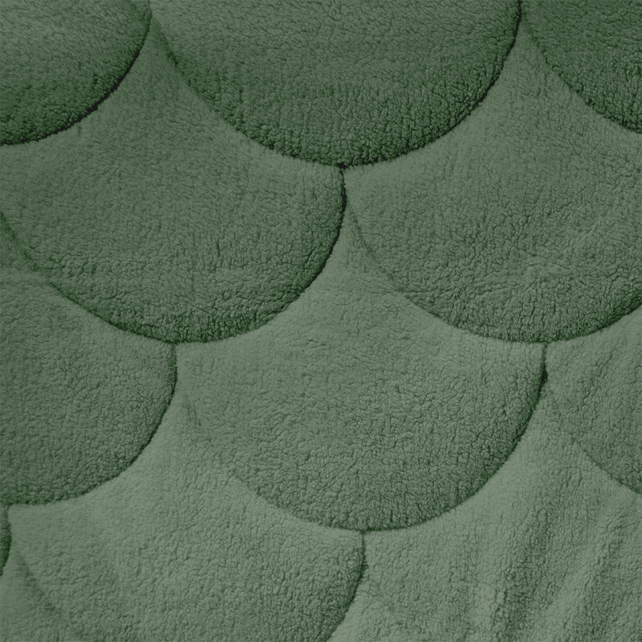 HappyBed Duvet | Teddy Dark Green | For the whole year