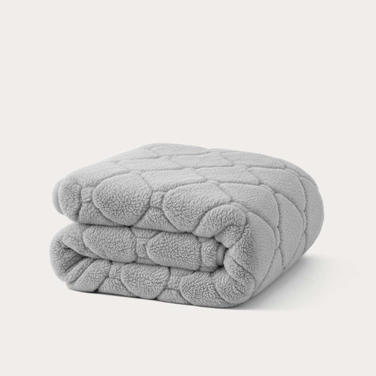 HappyBed Duvet | Teddy Plush Grey | For year-round use - SKU: 8717752116706