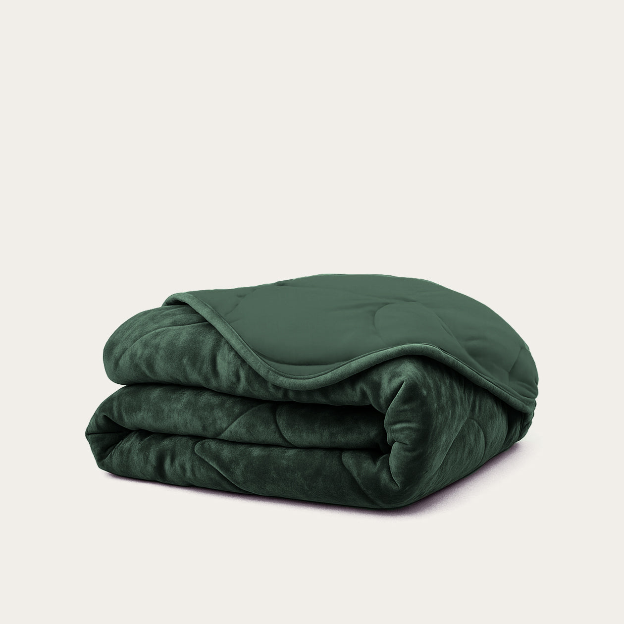 HappyBed Duvet Teddy | Velvet Dark Green | For year-round use - SKU: 8717752117260