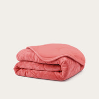 HappyBed Dekbed Teddy fluweelzacht velvet oudroze, hypoallergeen en sneldrogend voor alle seizoenen