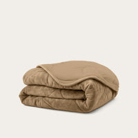 HappyBed Duvet Teddy | Velvet Taupe | For year-round use