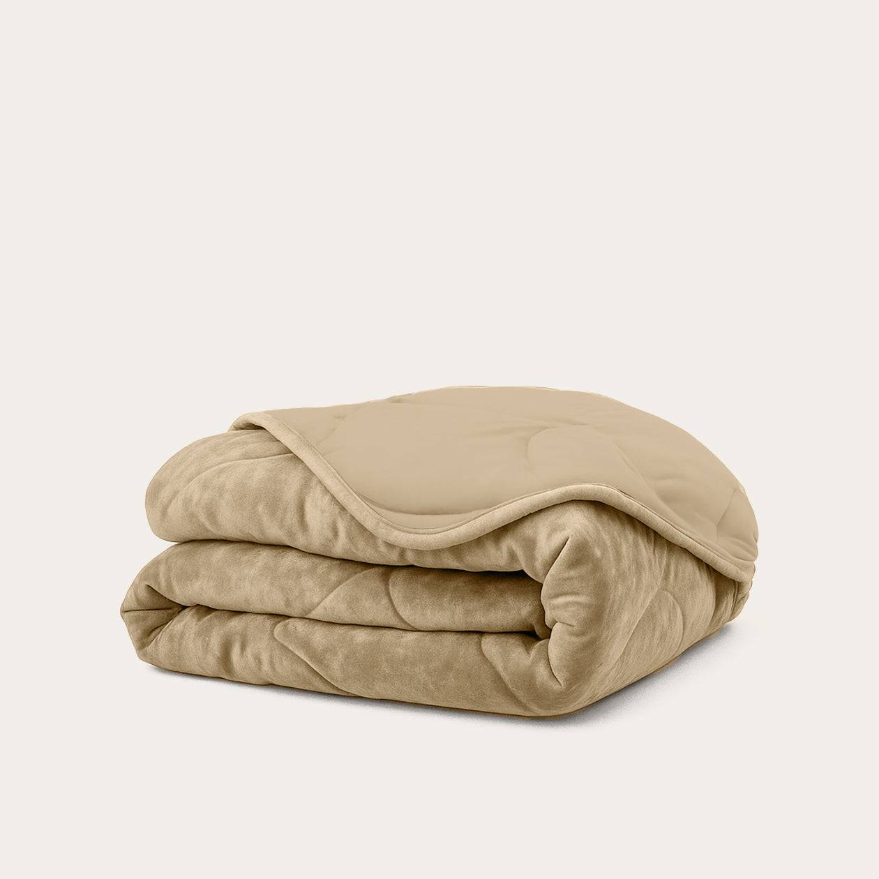 HappyBed Dekbed Teddy | Velvet Taupe | Voor het hele jaar - SKU: 8717752117208