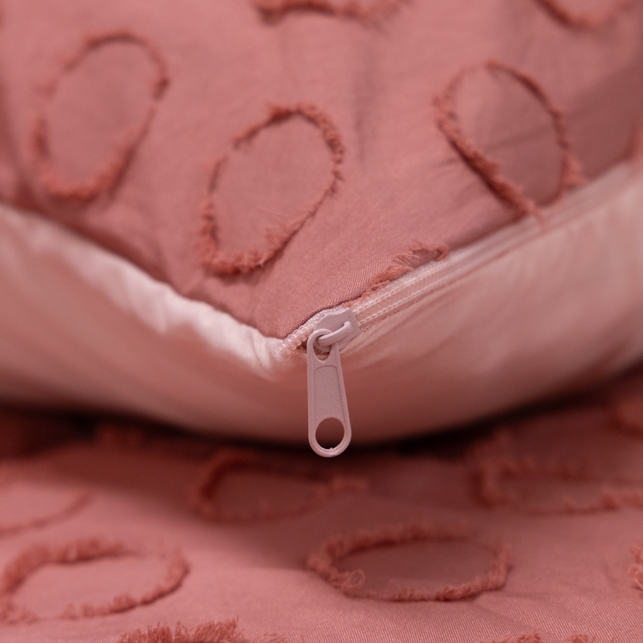 HappyBed Pillowcase | Tufted Blushed Pink | Set of 2