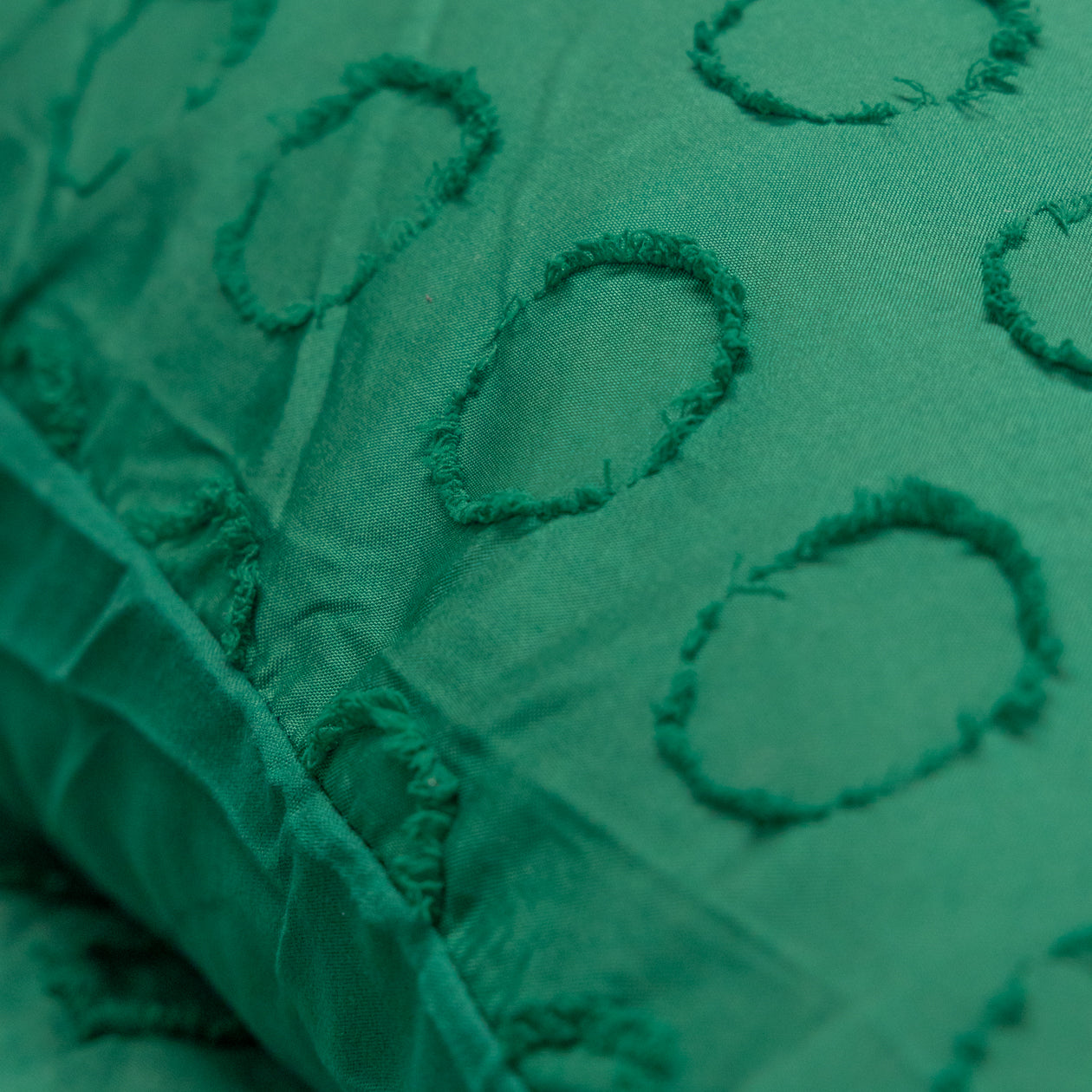 HappyBed Pillowcase | Tufted Emerald Green | Set of 2