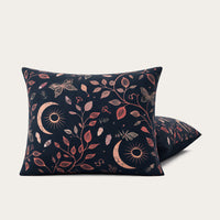 HappyBed Fundas de almohada | Twilight Ruby | Set de 2 | Microfibra