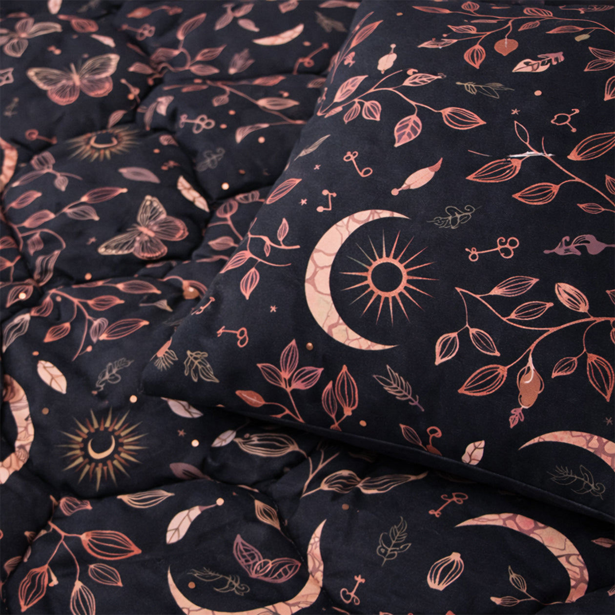 HappyBed Pillowcases | Twilight Ruby | Set of 2 | Microfiber