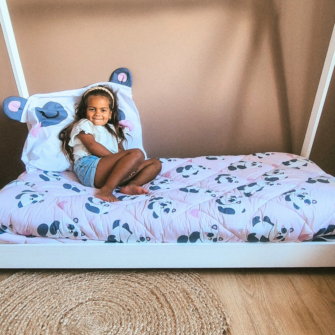 HappyBed Kids Kussensloop | Peter Panda | 100% Katoen