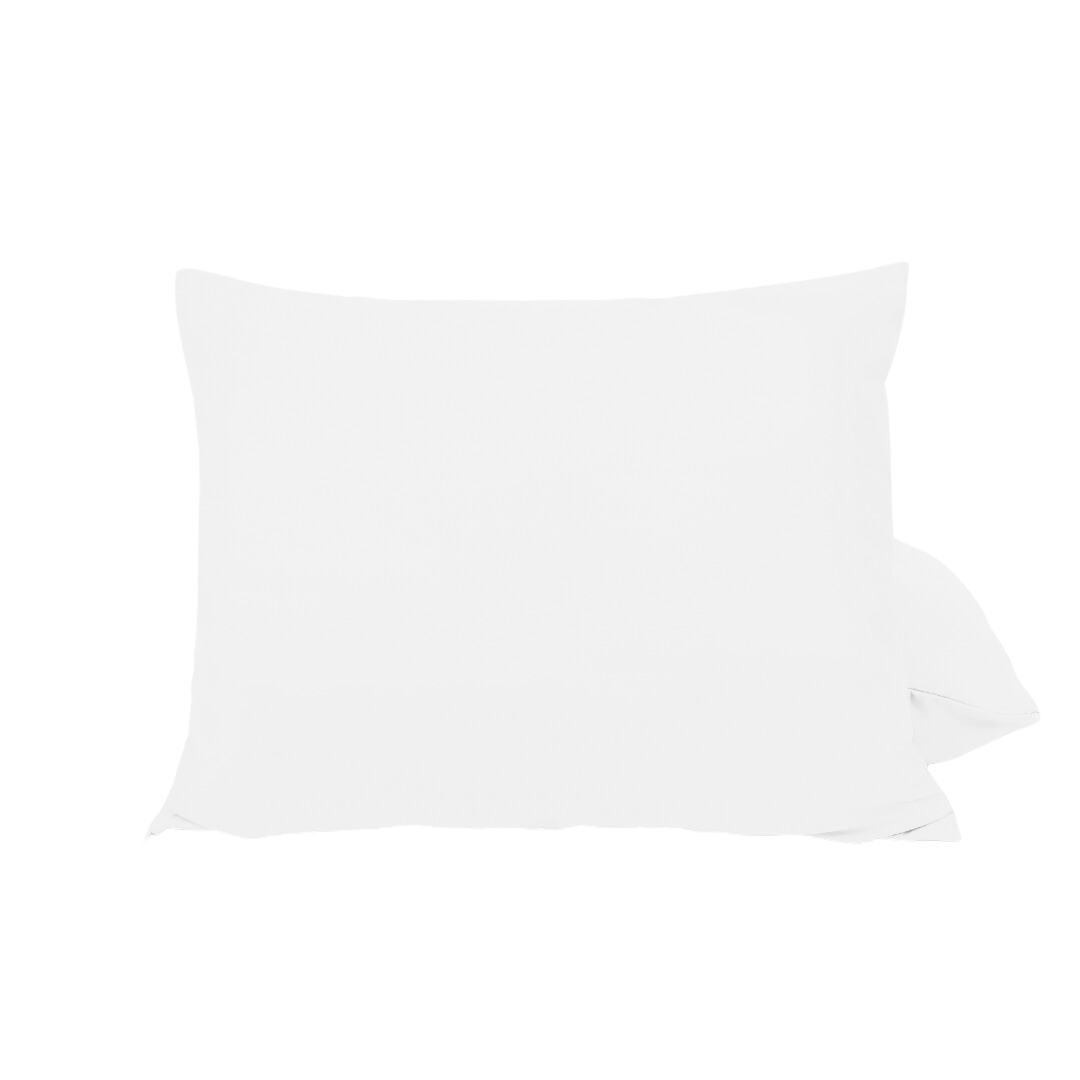 HappyBed | White pillowcase set 2 pieces - 60x70cm - Microfiber