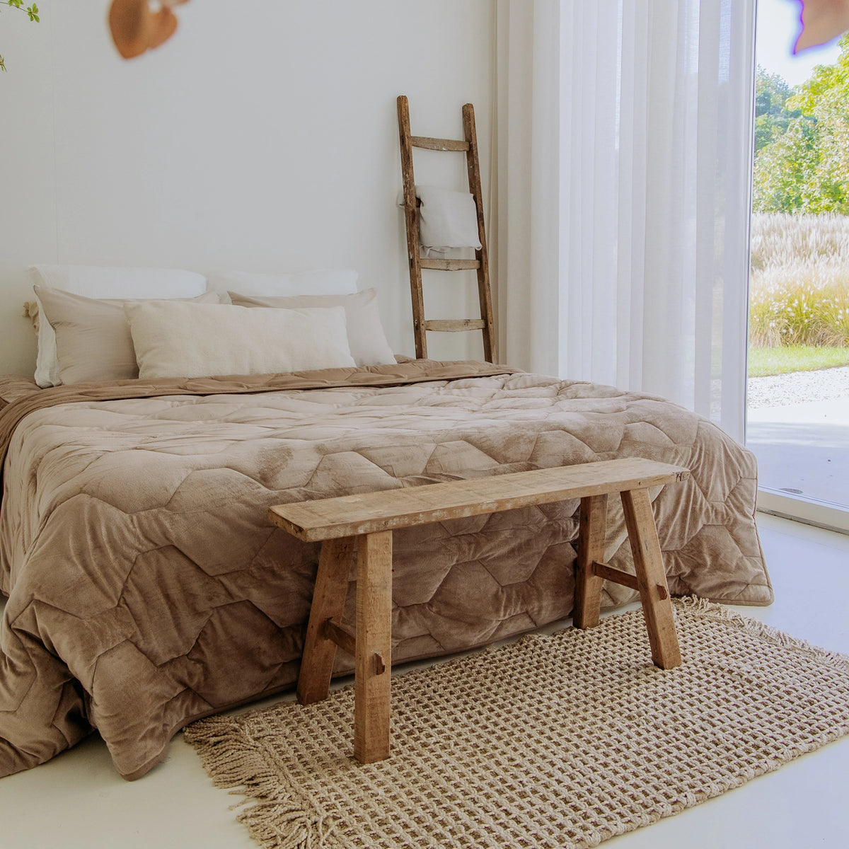 Wasbaar All Season Dekbed | Teddy | Velvet | Brown