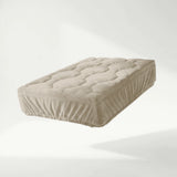 Drap housse pour surmatelas | Teddy Velvet | Taupe