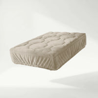 Drap housse pour surmatelas | Teddy Velvet | Taupe
